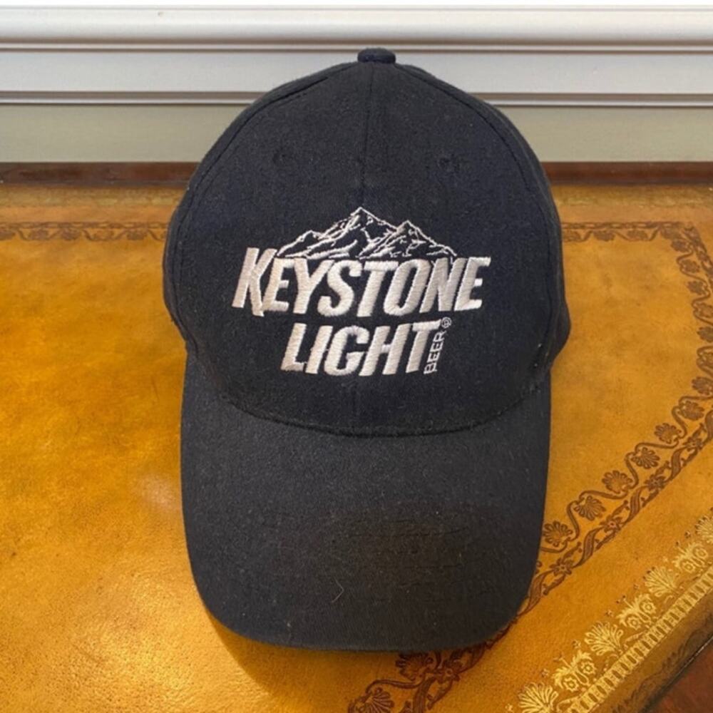 Keystone Light Adjustable Navy Baseball Cap Hat
